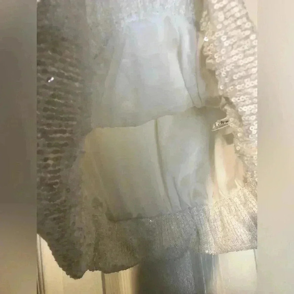 White Sequin Top - Picture 4 of 12